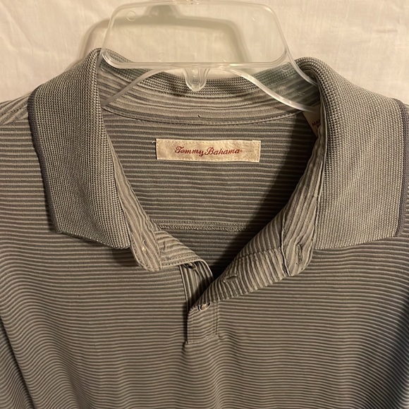 Tommy Bahama Men’s Gray Polo Sport Shirt Size Large - Picture 3 of 12